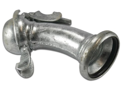 Bauerkoppling Böj 45° hane x hona 159mm