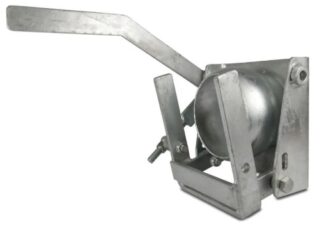 Bauer Snabbkontakt stål galvaniserad 159 mm x 6" hane del Bauer x fyrkantig fläns