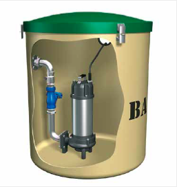 Baga  Kompus 81 3-fas GD 20 pumpstation