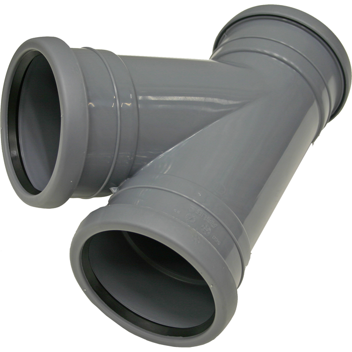 Branch pipe 110x50x45° 3 sleeve