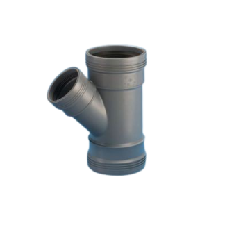 Branch pipe 110x75x45° 3 sleeve