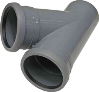 Branch pipe 50x50x45° 2 sleeve