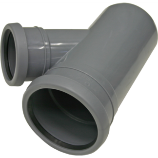 Branch pipe 110x50x45° 2 sleeve