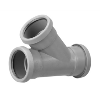 Branch pipe 110x110x45° 3 sleeve