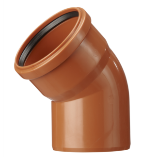 Ground bend 110x45° 1 sleeve