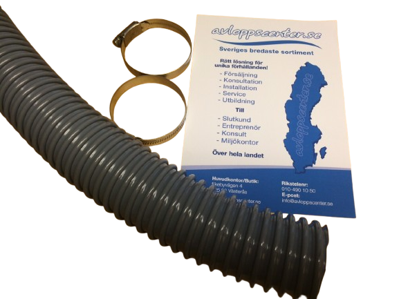 Slamsugslang 50mm 1 meter