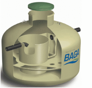 BAGA slamavskiljare 4m3