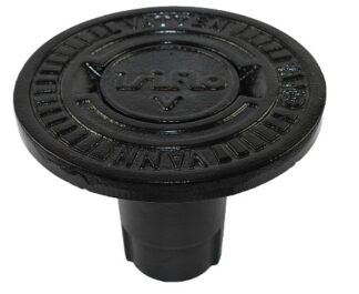 Servisbetäckning, Med text "Avlopp", Ø210 mm