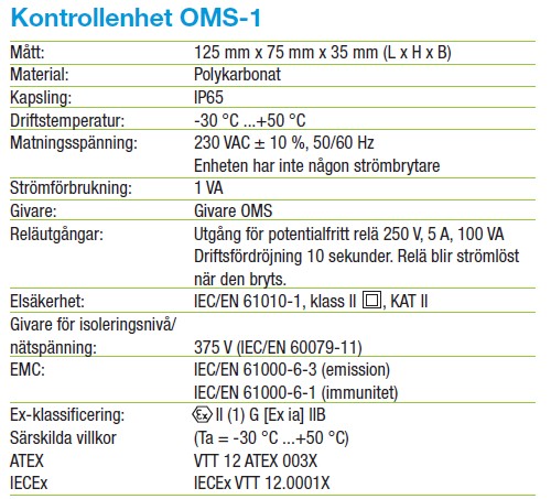 Labkotec OMS-1 med en givare för oljenivå - Bild 5