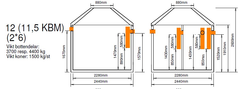 Tranåsbrunnen XL concrete sludge separator 12m³ - Image 3