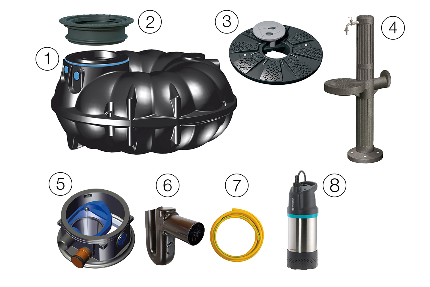 NEO Premium 3000 regnvattentank, hämtpris - Bild 7