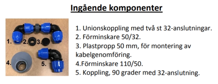 CPX Pumpkit för CPX slamavskiljare 1200 - Bild 5