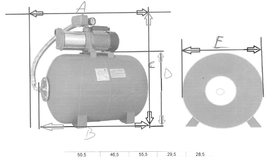 AC PUMPAUTOMAT MH 1300 INOX PREMIUM 24L TANK - Bild 3