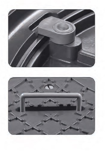 Brunnslock plast lättvikt 600/750mm A15 - Bild 6