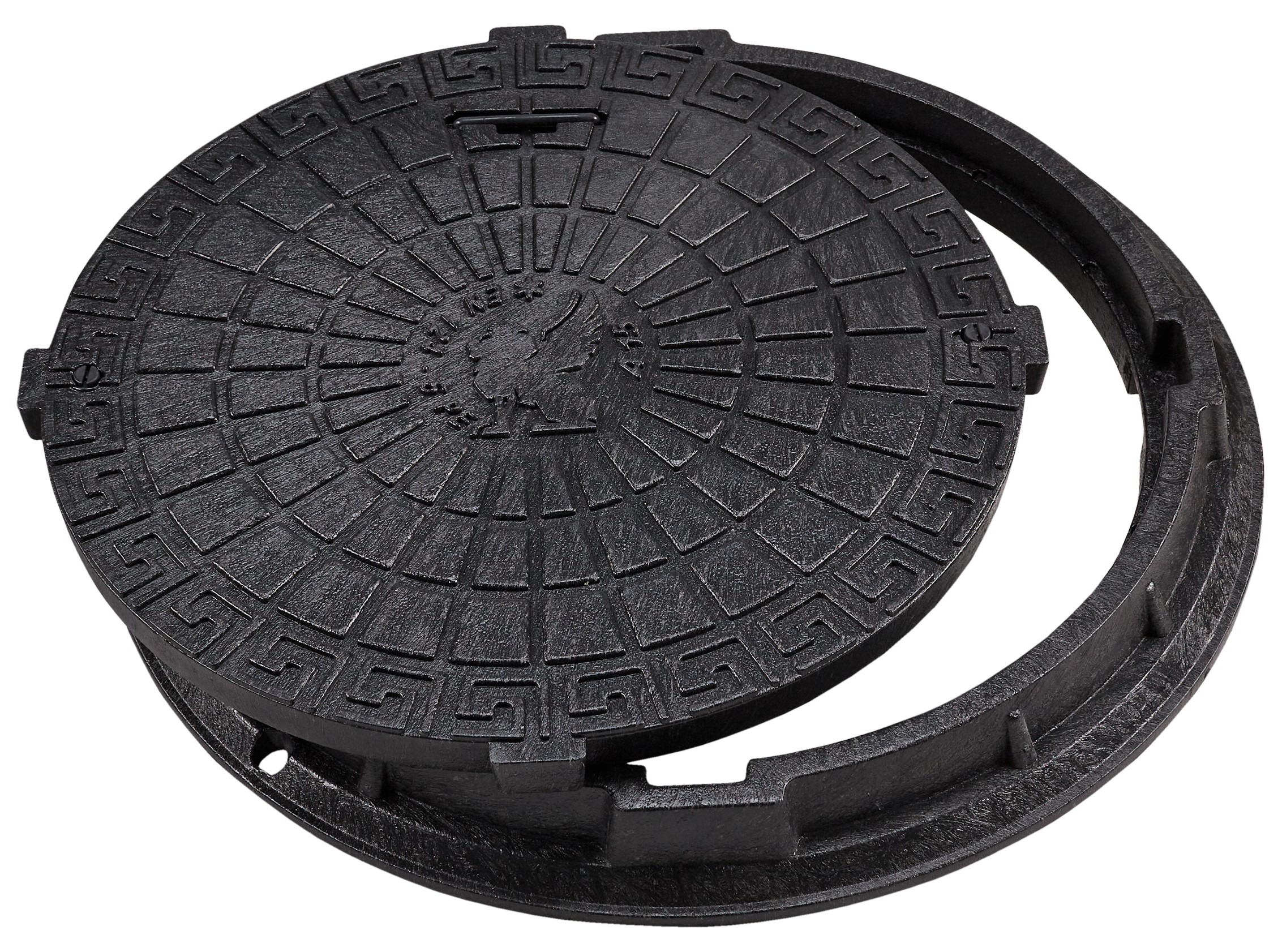 Brunnslock plast lättvikt 600/750mm A15 - Bild 2