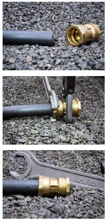 Isiflo 100 Straight coupling 25x25 - Image 4