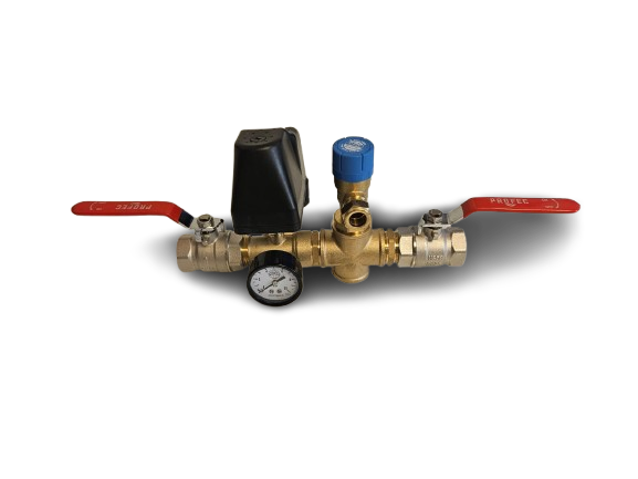 Rördelssats med tryckbrytare för pumpstyrning 25mm 400Volt - Bild 2