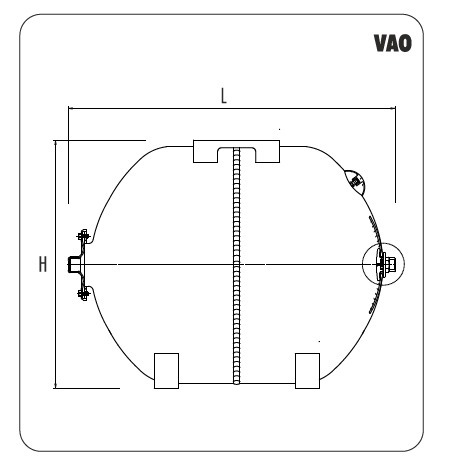 Aquasystem AHR24+ Hydropress tank 24 l - Bild 3