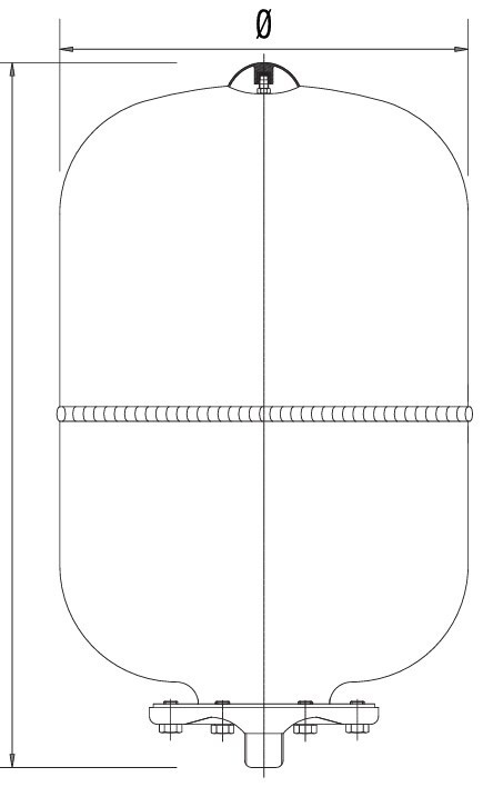 Aquasystem AVR100+ Hydropress tank 100 l UTFÖRSÄLJNING - Bild 7