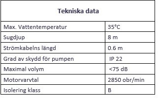 Saltvattenpump MSP 100 INOX PREMIUM - Bild 3