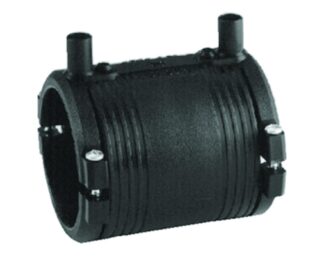 Elsvetsmuff med integrerad rörfixtur 63 mm