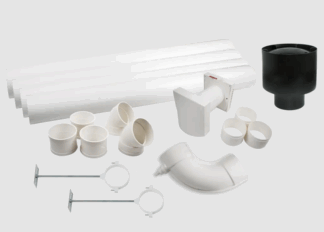 Separett ventilation kit Nova white