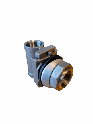 Enkeladapter R32 Rostfri