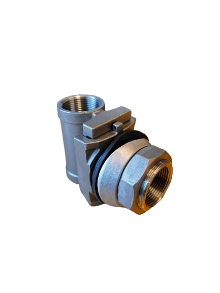 Enkeladapter R32 Rostfri