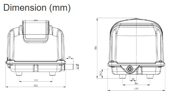Baga luftpump DT60 L 220-240 - Bild 3
