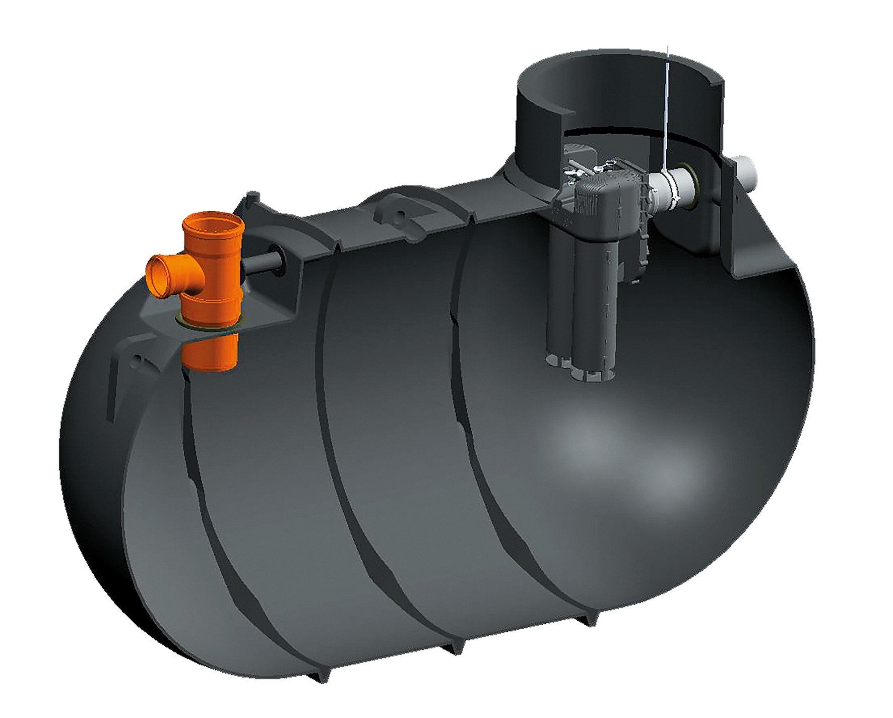 NEO slamavskiljare 2600L med biomodulpaket 18m2 - Bild 3