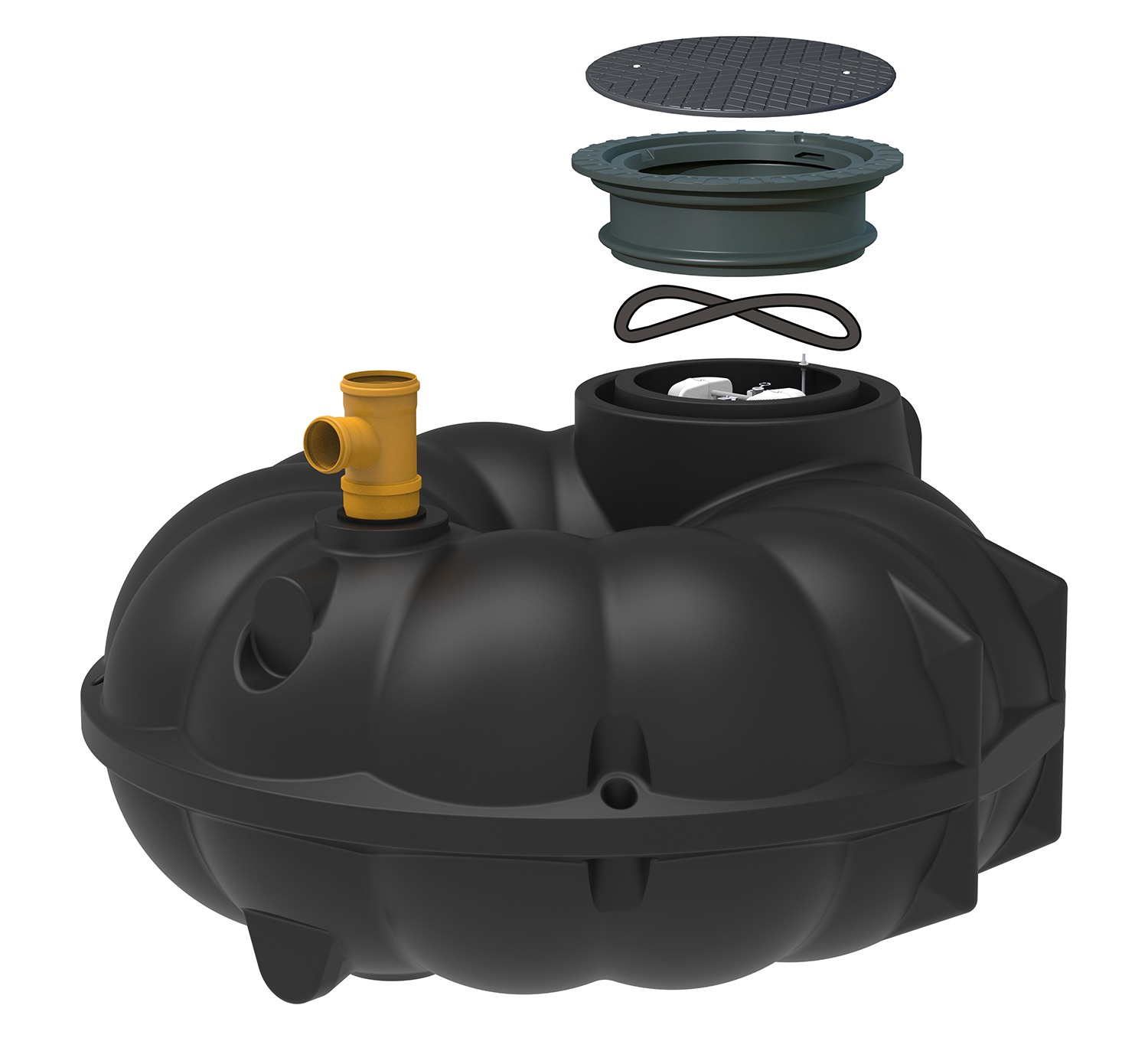 NEO slamavskiljare 3000L med biomodulpaket 18m2 - Bild 2