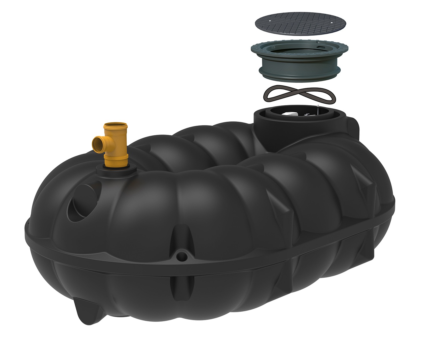 NEO slamavskiljare 5000L med biomodulpaket 36m2 - Bild 2